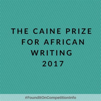  El Premio Caine 2017: Un Hito para la Literatura Nigeriana Contemporánea